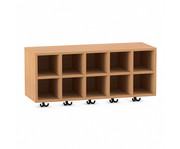 Flexeo® Garderoben Hängeregal Armadio Breite 100 cm Tiefe 35 cm 7