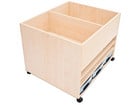 Flexeo® Universalmobil 4 Fächer 1 Fachboden 6 kleine Boxen