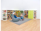 Flexeo® Schiebetürenschrank 8 Fächer Mittelwand Breite 126 4 cm