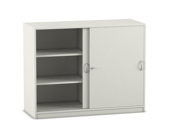 Flexeo® Schiebetürenschrank 6 Fächer Mittelwand Breite 126 4 cm