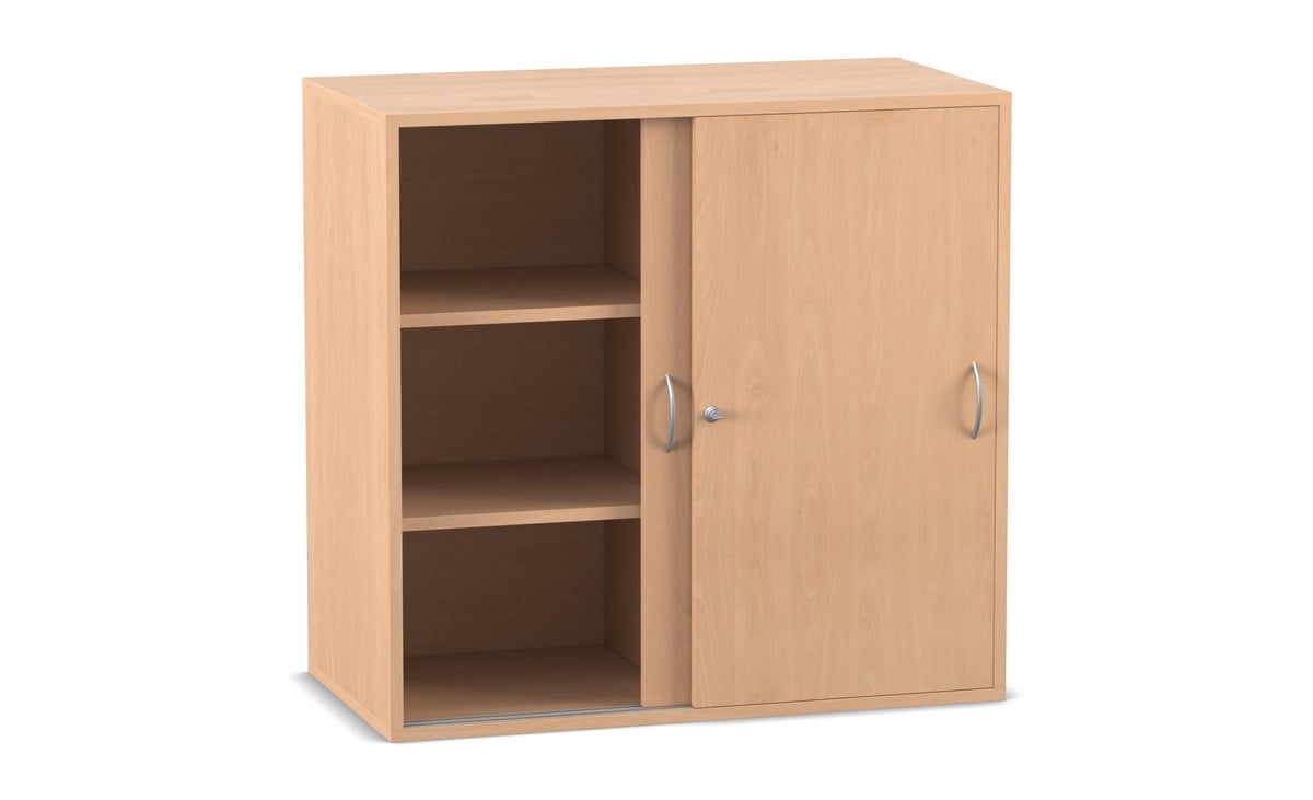 Flexeo® Aufsatzschrank, 6 Fächer, Schiebetüren, Breite 94,4 cm