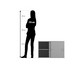 Flexeo® Aufsatzschrank 4 Fächer Schiebetüren Breite 94 4 cm 2