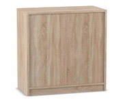 Flexeo® Schiebetüren Schrank 2 Fächer = 2 Ordnerhöhen 3