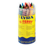 18 Stück Lyra Ferby, lackiert, in einer Dose mit Schraubdeckel