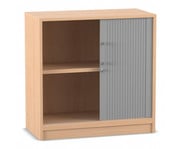 Flexeo® Rollladenschrank 2 Fächer = 2 Ordnerhöhen 1