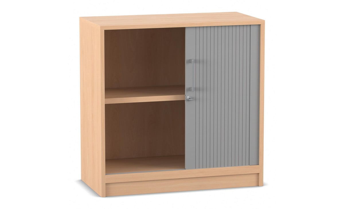 Flexeo® Rollladenschrank, 2 Fächer = 2 Ordnerhöhen
