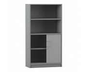 Flexeo® Rollladen Schrank je 2 Fächer unten und oben = 4 Ordnerhöhen 3