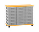 Flexeo® Fahrbares Containersystem mit Ablage 18 kleine Boxen 4
