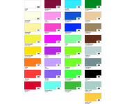 Tonkarton in Einzelfarben 220 g/m² 50 x 70 cm 10 Bogen 4