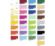 folia Tonkarton 220 g/m² 50 x 70 cm 10 Bogen einer Farbe 2