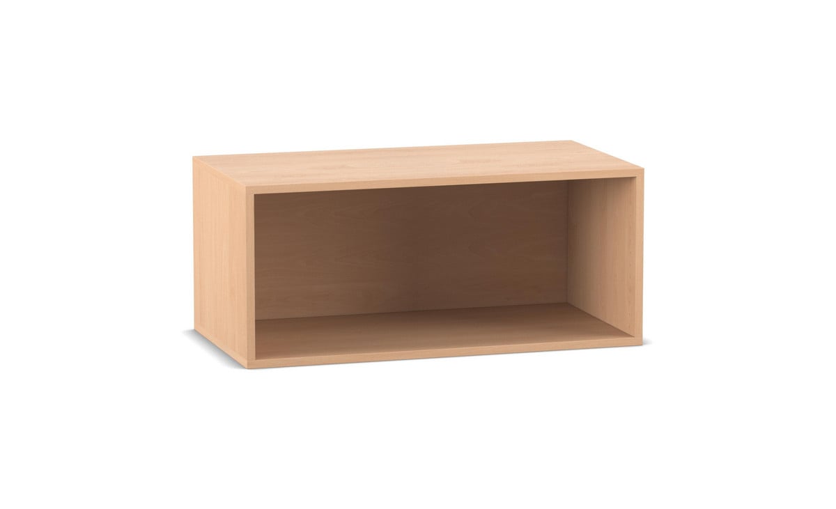Flexeo® Aufsatzregal, 1 Fach, Breite 94,4 cm
