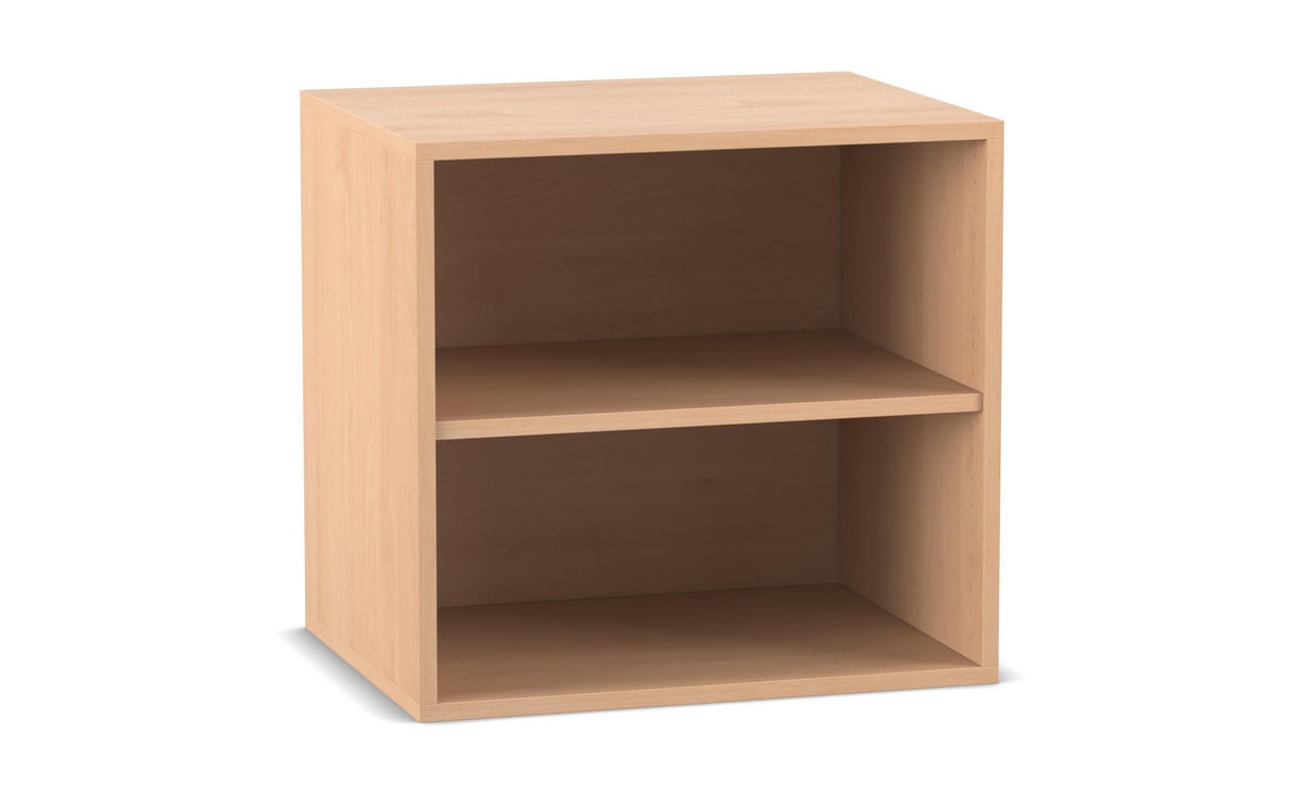 Flexeo® Aufsatzregal, 2 Fächer, Breite 64,1 cm