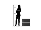 Flexeo® Aufsatzregal 2 Fächer Breite 64 1 cm
