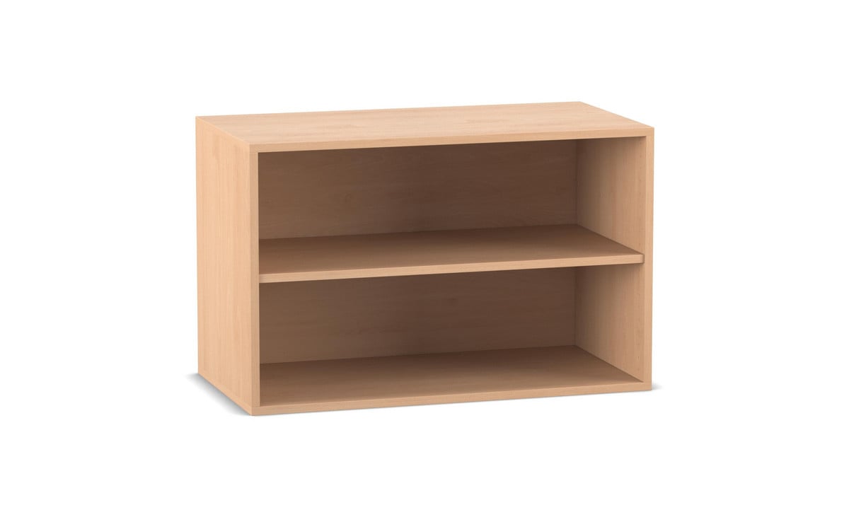 Flexeo® Aufsatzregal, 2 Fächer, Breite 94,4 cm