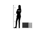 Flexeo® Aufsatzschrank 1 Fach 1 Tür Breite 48 1 cm