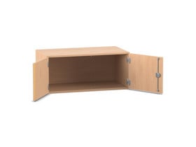Flexeo® Aufsatzschrank, 1 Fach, 2 Türen, Breite 94,4 cm