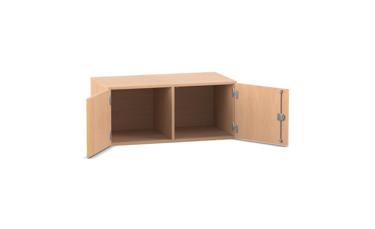 Flexeo® Aufsatzschrank, 2 Fächer, 2 Türen, Breite 94,4 cm