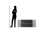 Flexeo® Aufsatzschrank 2 Fächer 2 Türen Breite 94 4 cm