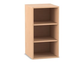 Flexeo® Aufsatzregal, 3 Fächer, Breite 48,1 cm