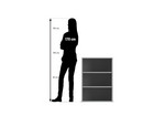 Flexeo® Aufsatzregal 3 Fächer Breite 64 1 cm