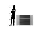 Flexeo® Aufsatzschrank 3 Fächer Breite 94 4 cm
