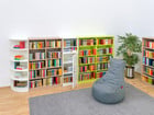 Flexeo® Regal 2 Reihen 10 Fächer mittelhoch Breite 94 4 cm