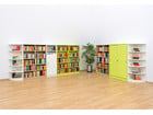 Flexeo® Regal 2 Reihen 10 Fächer mittelhoch Breite 94 4 cm