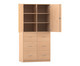 Flexeo® Schrank 6 große Schubladen 6 Fächer 2 Türen Breite 94 4 cm 1