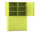 Flexeo® Schrank 6 große Schubladen 6 Fächer 2 Türen Breite 126 4 cm 3