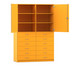 Flexeo® Schrank 12 große Schubladen 6 Fächer Mittelwand 2 Türen 6