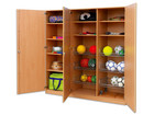 Flexeo® Sportschrank 6 Gitterkörbe 9 Fächer