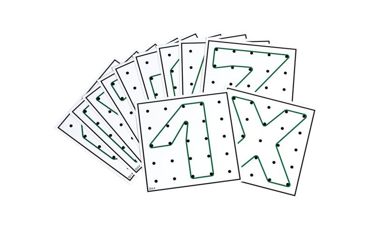 Betzold Arbeitskarten für transparente Geometrie-Boards 1