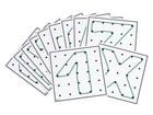 Betzold Arbeitskarten für transparente Geometrie Boards 1