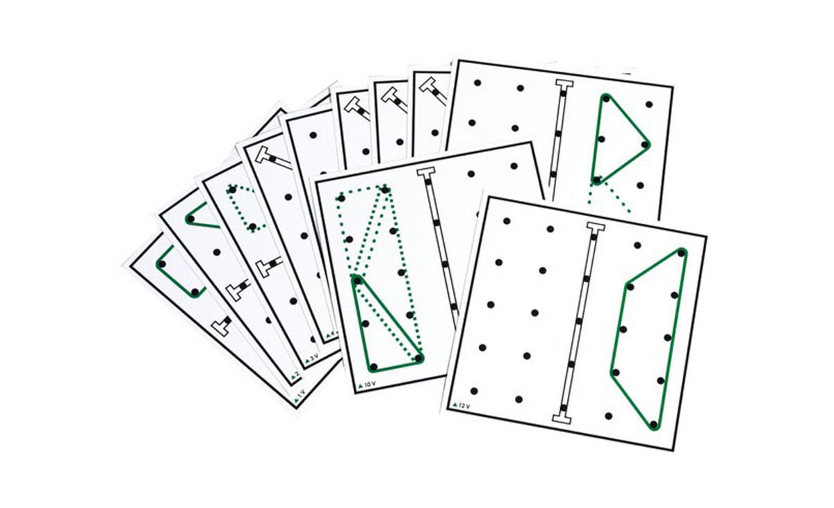 Betzold Arbeitskarten für transparente Geometrie-Boards „Spiegelsymmetrie“