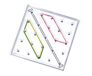 Betzold Arbeitskarten transp Geometrie Board: Spiegelsymmetrie 2