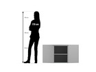Flexeo® Eckregal Aufsatzelement 2 Fächer