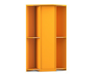 Flexeo® Eckschrank 5 Fächer 1 Tür 7