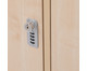 Flexeo® Garderoben Eckschrank Armadio 1 Tür mit Fachboden Höhe 130 4 cm 3