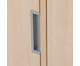 Flexeo® Garderoben Eckschrank Armadio 1 Tür mit Fachboden Höhe 130 4 cm 4