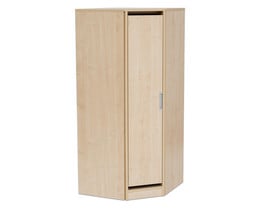 Flexeo® Garderoben-Eckschrank Armadio, 1 Tür, mit Fachboden, Höhe 154,8 cm