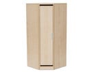 Flexeo® Garderoben Eckschrank Armadio 1 Tür mit Fachboden Höhe 154 8 cm