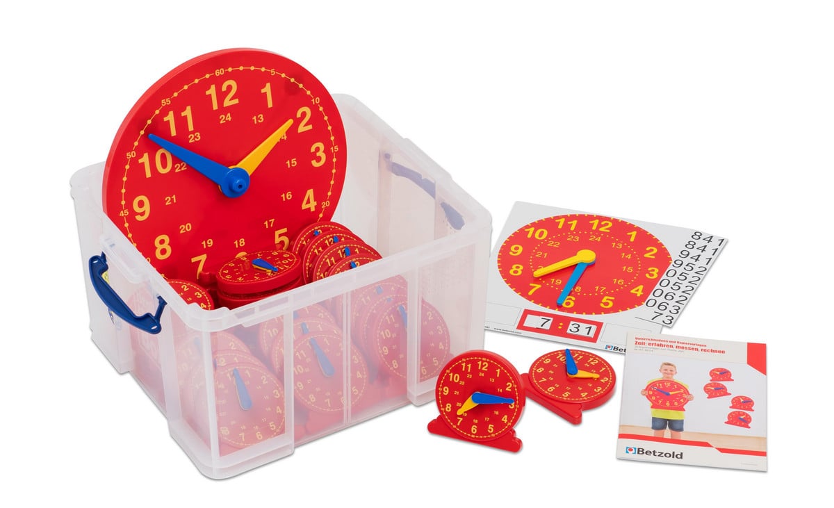 Betzold Großes Klassen-Set Uhren
