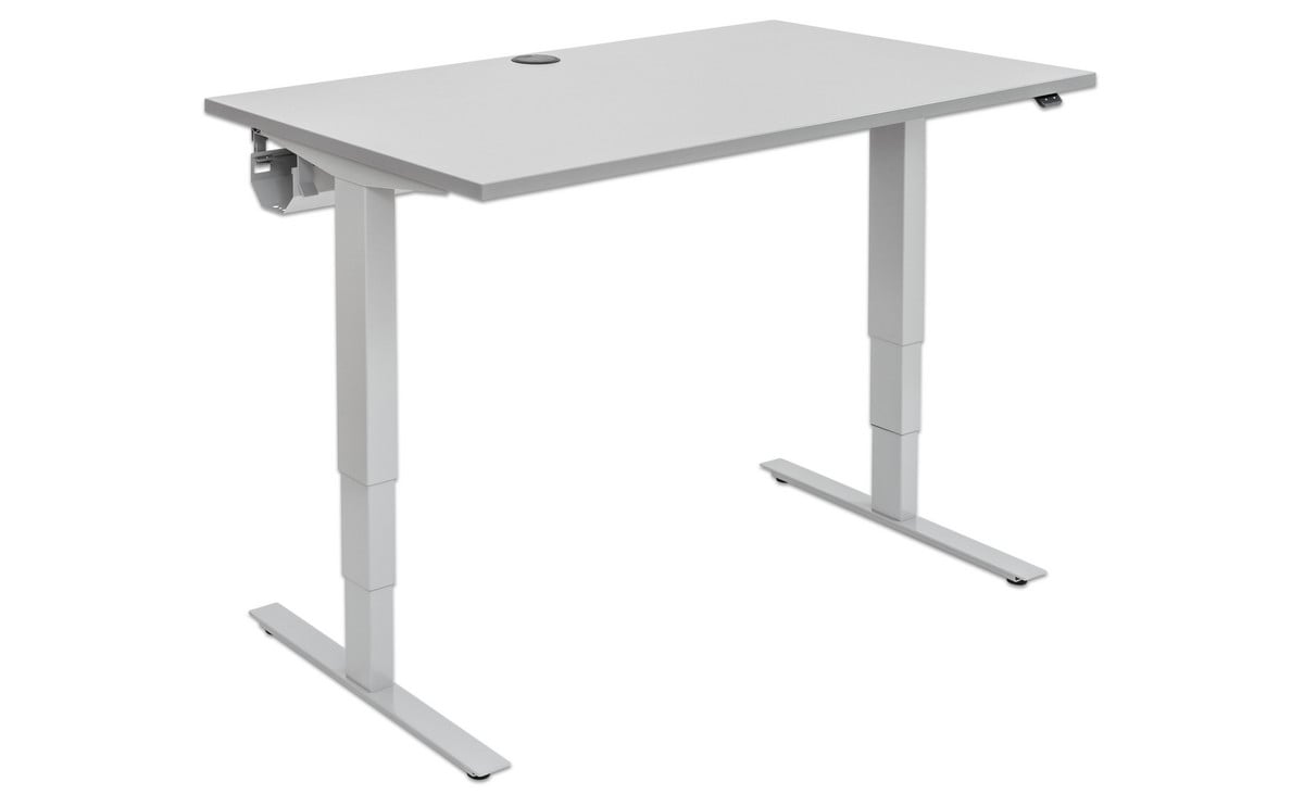 Flexeo® Schreibtisch höhenverstellbar, B x T: 120 x 80 cm