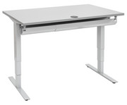Flexeo® Schreibtisch höhenverstellbar B x T: 120 x 80 cm 2