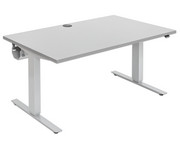 Flexeo® Schreibtisch höhenverstellbar B x T: 140 x 80 cm 1