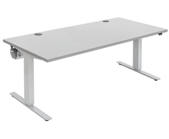 Flexeo® Schreibtisch höhenverstellbar B x T: 180 x 80 cm