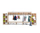 Flexeo® Garderobenbank Armadio Breite 80 cm 7