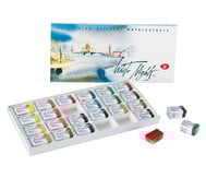 Aquarellfarben White Nights, Kunststoffkasten, 24 Farben