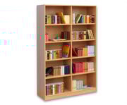 Flexeo® Bibliotheksregal 10 Fächer hoch Breite 126 cm 2