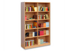 Flexeo® Bibliotheksregal 10 Fächer hoch Breite 126 cm